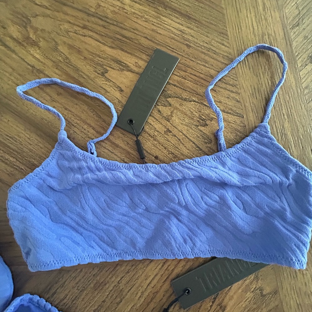 Triangl zebra Lavender Bikini Set